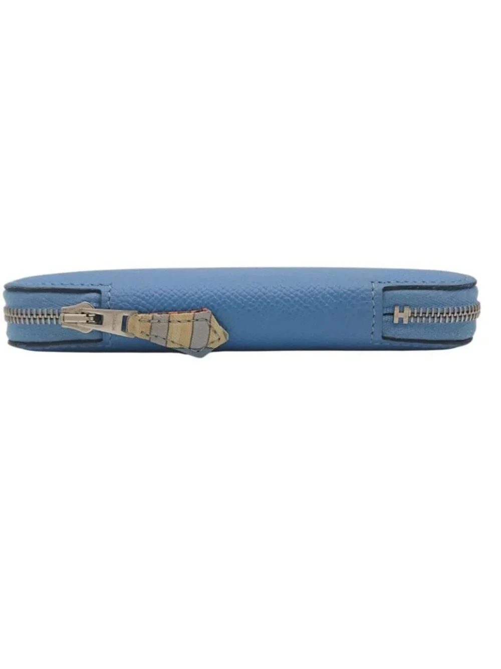 Hermes Silk in Agenda Vision Blue Jean Animapolis T-engraved with Refill